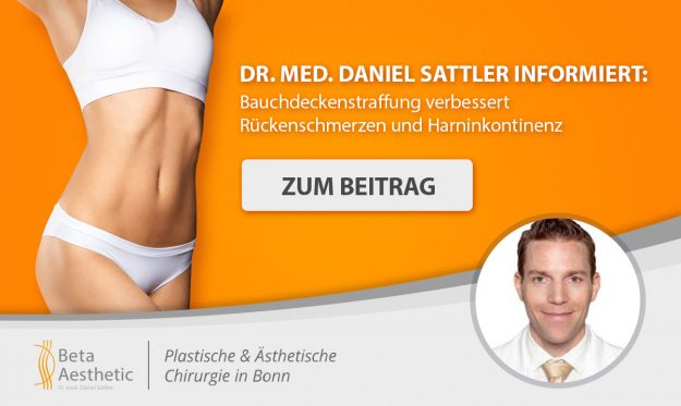 Bauchdeckenstraffung verbessert Rückenschmerzen und Harninkontinenz